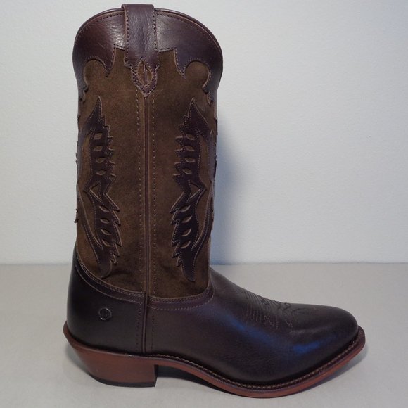 Dingo Size 9 M  SILVERLAKE Brown Leather Cowboy Western Boots New Men's Shoes - Picture 2 of 14